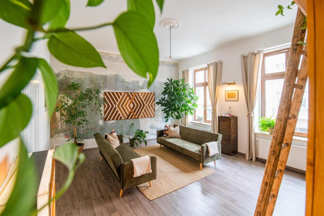 theleaf - design apartment&café Leipzig Extérieur photo