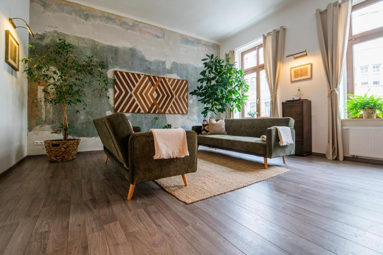 theleaf - design apartment&café Leipzig Extérieur photo